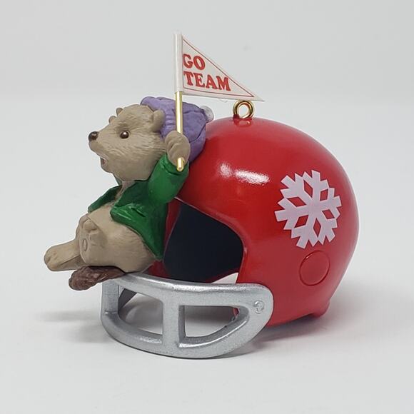 1995 Hallmark Faithful Fan Handcrafted Keepsake Holiday Christmas Ornament. - Picture 3 of 7